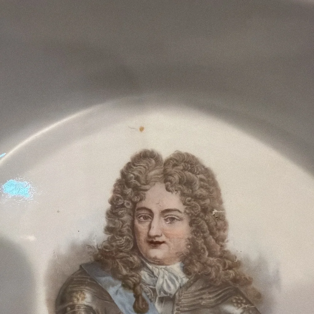 Saint Amand Hamage Nord‎ Ceramic Serving Bowl King Louis XVI Epicerie Parisienne